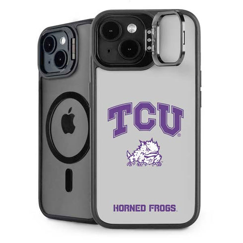 Texas Christian University Horned Frogs Logo Print iPhone 13 Kickstand Case
